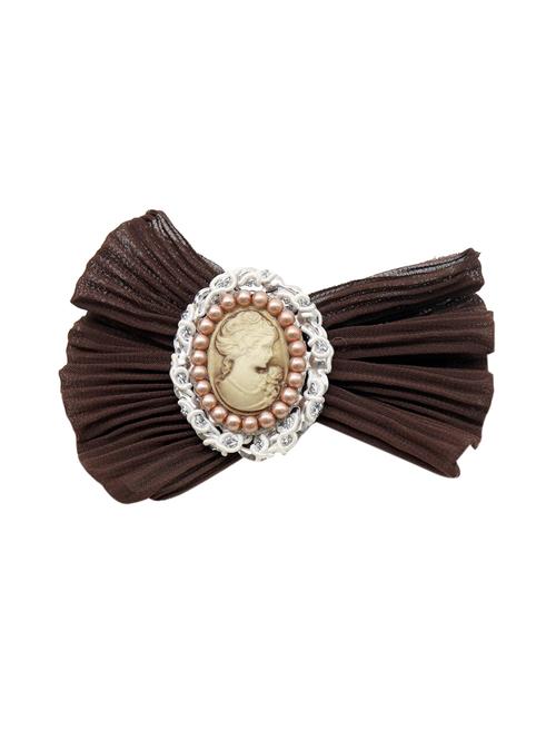 brown metal brooch - 18035248 - Very Small Image - 1