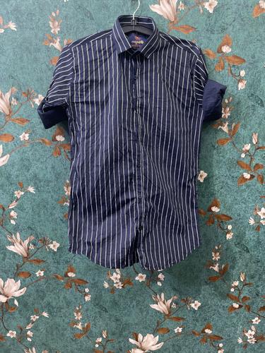 nevy blue shirt cotton - 18035857 - Very Small Image - 1