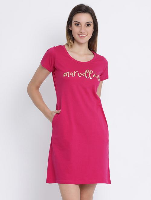 round neck graphic sleepshirt - 18036422 - Very Small Image - 1