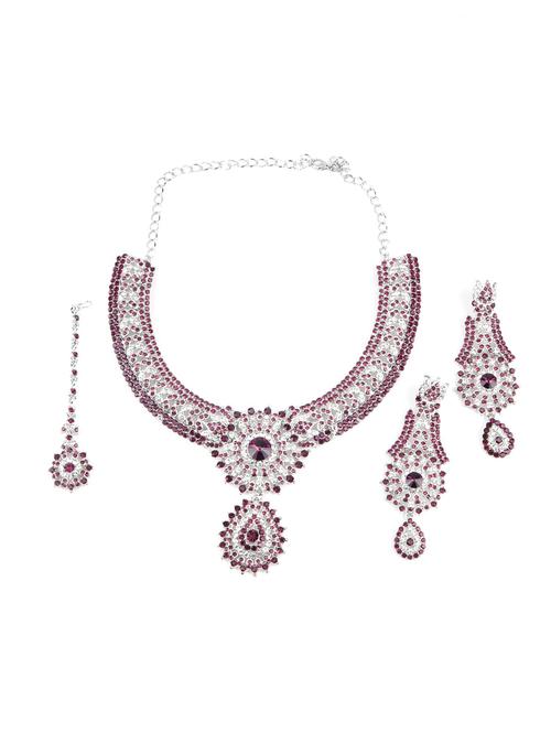 multi colored metal necklaces and earring - 18037828 - Very Small Image - 1