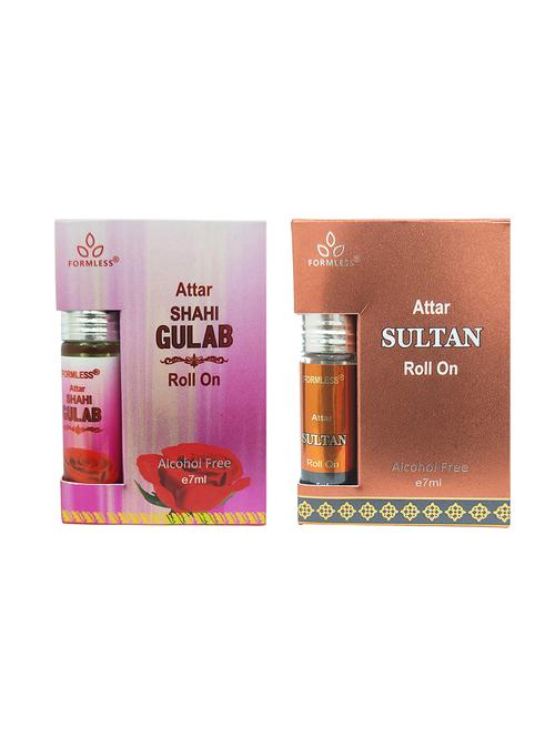 formless set fo 2 shahi gulab and sultan 7ml attars - 18038527 - Very Small Image - 1