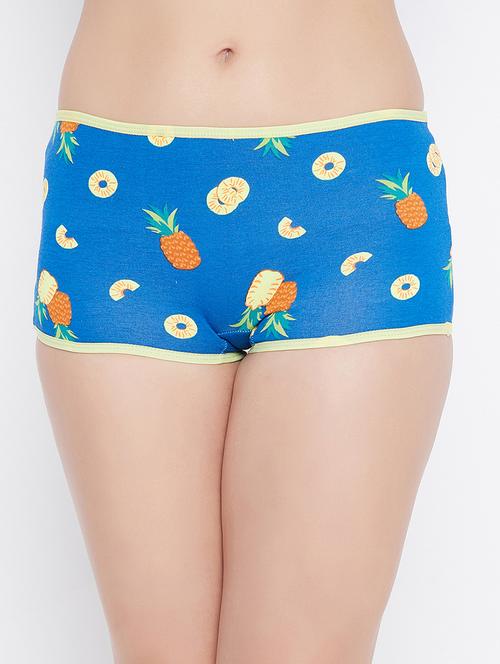 mid rise printed boy shorts panty - 18040540 - Very Small Image - 1