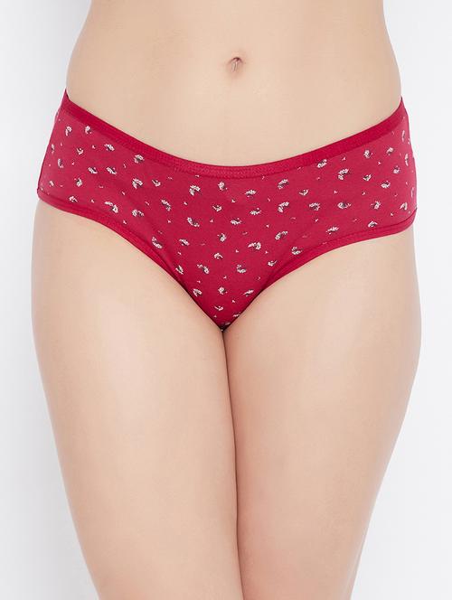 mid rise printed hipster panty - 18040554 - Very Small Image - 1