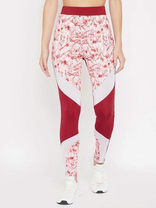 high rise color block track pant - 18040692 - Very Small Image - 1