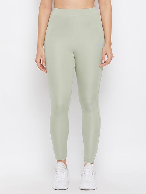 high rise solid tights - 18040704 - Very Small Image - 1