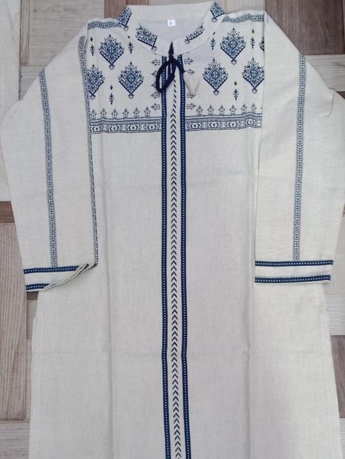 ladies kurti fabric khadi cotton single - 18040928 - Very Small Image - 1
