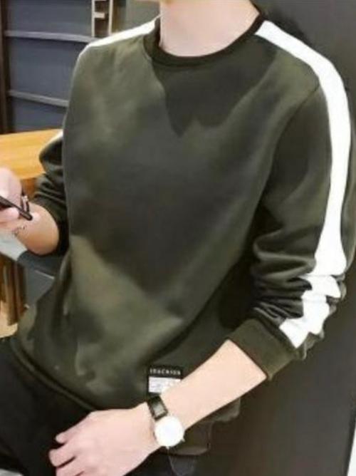 cotton t shirt green - 18041107 - Very Small Image - 1