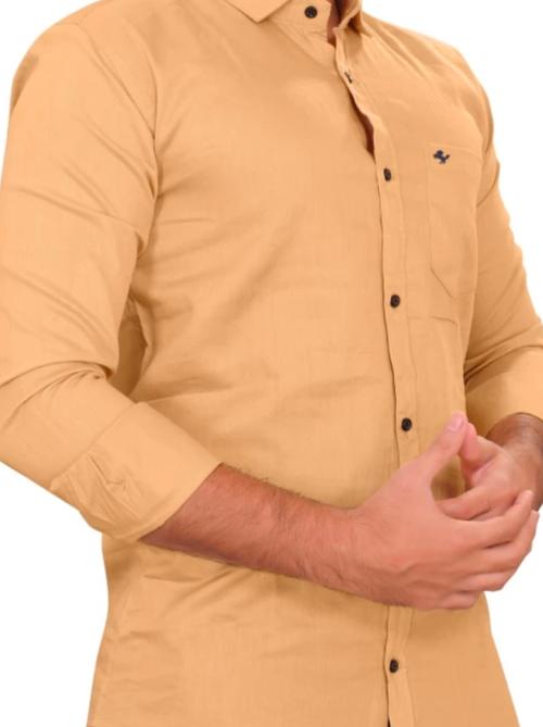 yellow cotton shirt - 18041303 - Very Small Image - 1