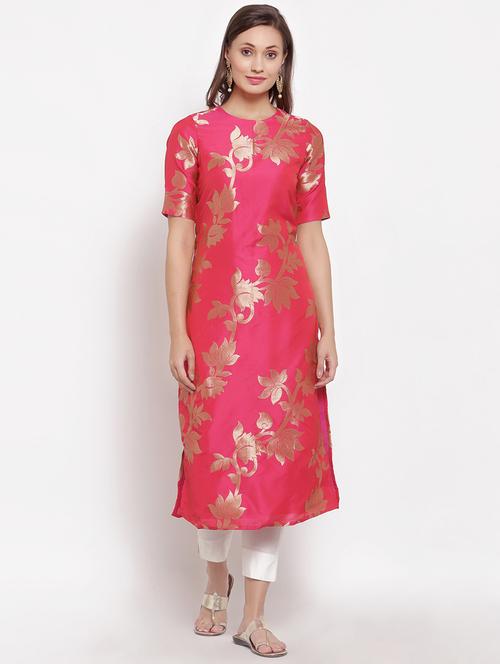 floral straight kurta - 18041627 - Very Small Image - 1