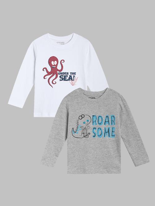 set of 2 graphic t-shirt - 18042002 - Very Small Image - 1