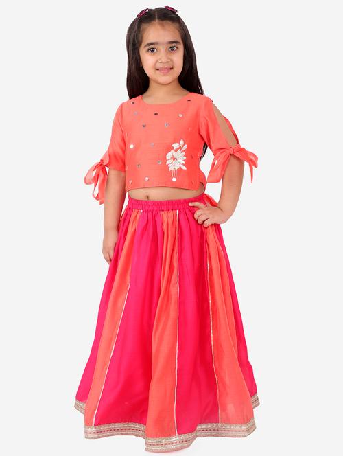 red embellished lehnga choli - 18042023 - Very Small Image - 1