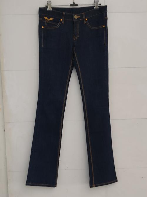 ladies denim bell botom jeans - 18042569 - Very Small Image - 1