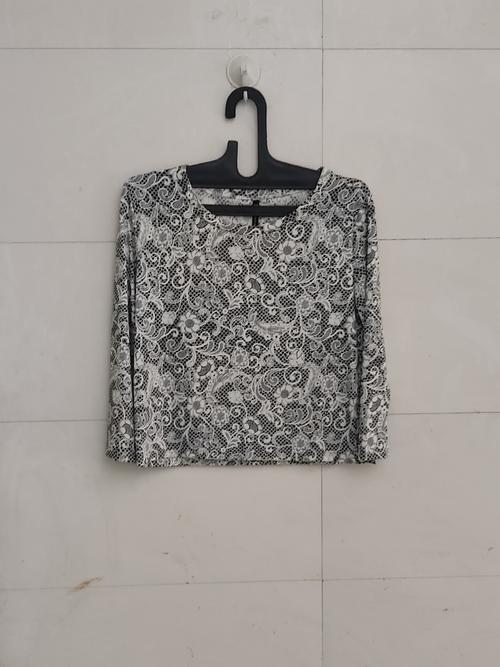 ladies lycra crop top - 18042618 - Very Small Image - 1