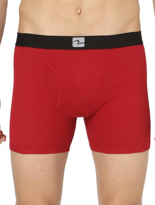 maroon solid trunks brief - 18043393 - Very Small Image - 1