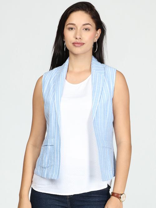 lapel neck printed jacket - 18044032 - Very Small Image - 1