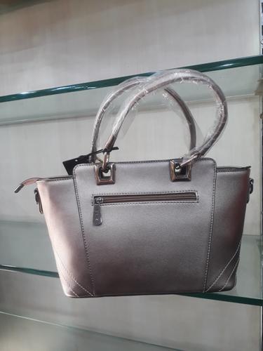 leatherette (pu) brown hand bag - 18044822 - Very Small Image - 1