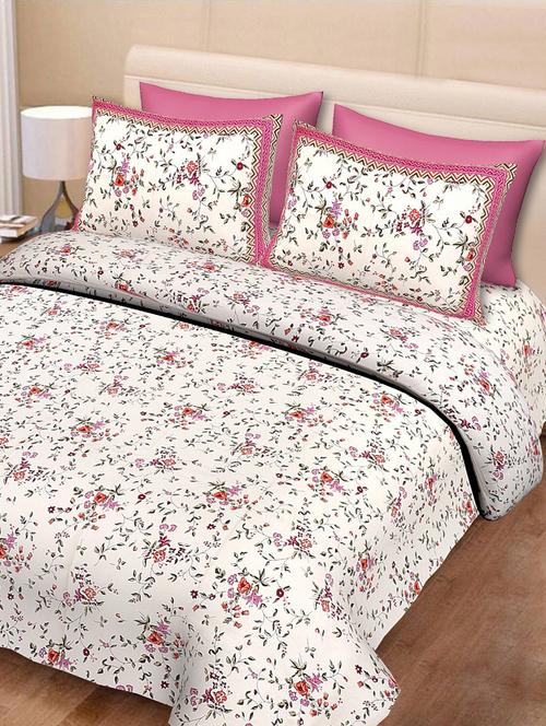 pink cotton bedsheet - 18044980 - Very Small Image - 1