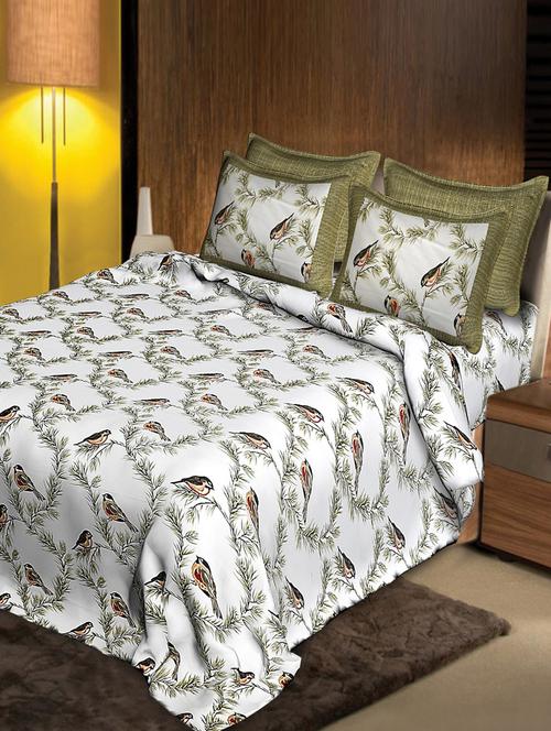 white cotton bedsheet - 18044995 - Very Small Image - 1