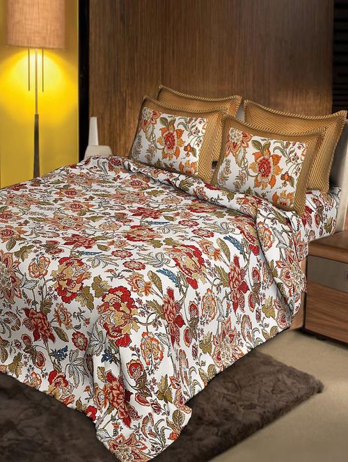 multi colored cotton bedsheet - 18044998 - Very Small Image - 1