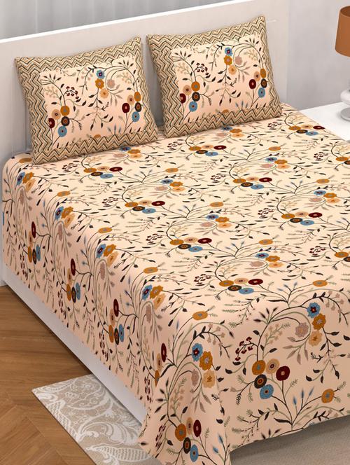 multi colored cotton bedsheet - 18045000 - Very Small Image - 1