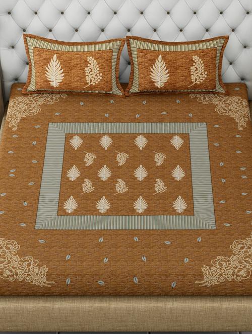 yellow cotton bedsheet - 18045015 - Very Small Image - 1