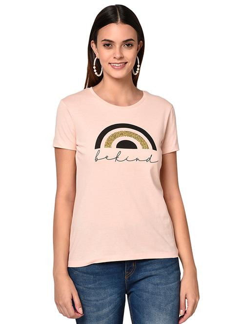 round neck graphic tee - 18045276 - Very Small Image - 1