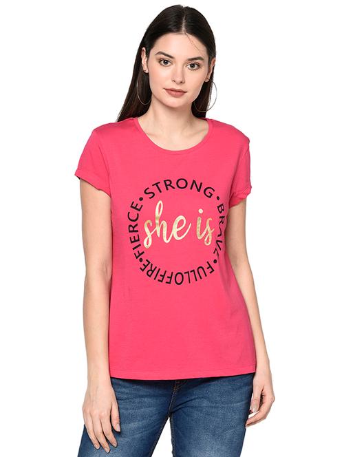 round neck graphic tee - 18045305 - Very Small Image - 1