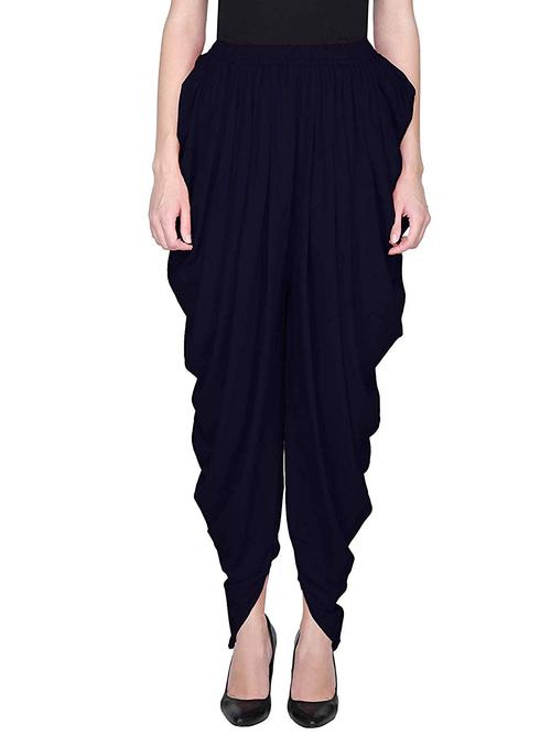 rayon full length solid plain dhoti - 18045338 - Very Small Image - 1