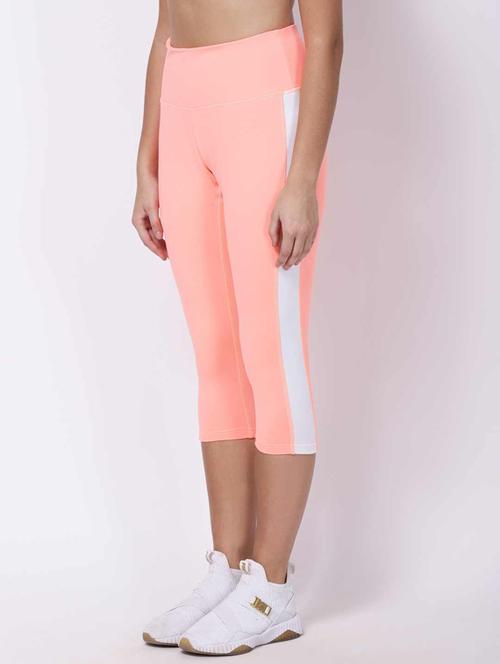 high rise side taped sports capri - 18045453 - Very Small Image - 1
