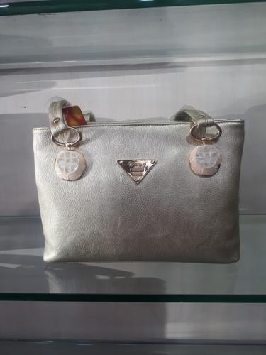 leatherette (pu) gold hand bag - 18045797 - Very Small Image - 1