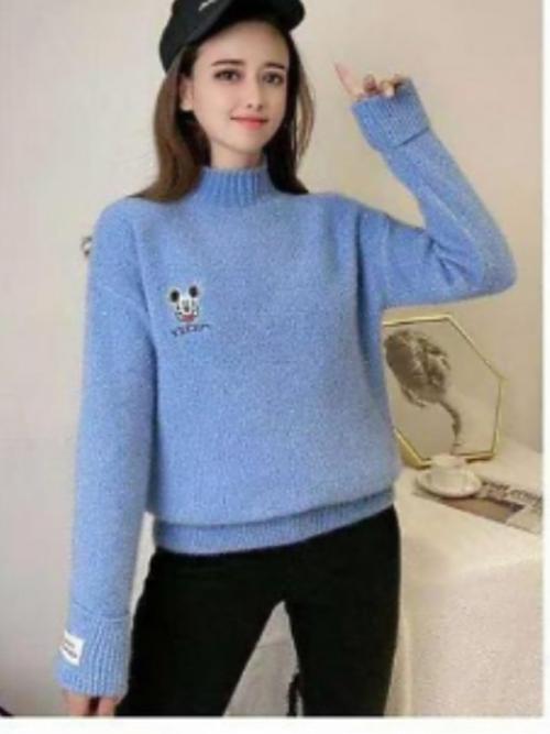 ladies full sleeves sweaters - 18047039 - Very Small Image - 1