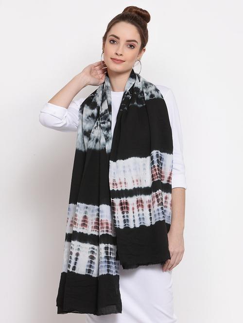 multi colored cotton stole - 18047776 - Very Small Image - 1