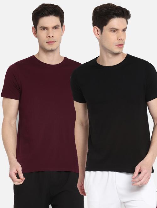 set of 2 solid t-shirt - 18048029 - Very Small Image - 1