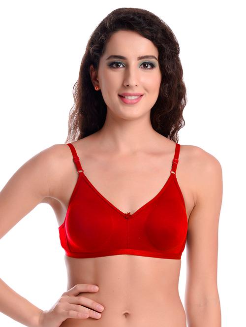 red solid t-shirt bra - 18048455 - Very Small Image - 1