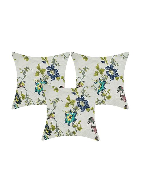 texstylers pure cotton reversible all over print 12x12 inches jaipuri cushion cover, set of 3 - 18048484 - Very Small Image - 1