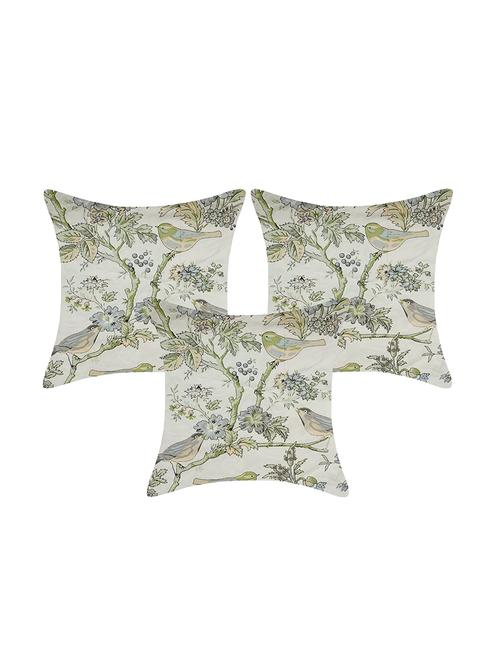 texstylers pure cotton reversible all over print 12x12 inches jaipuri cushion cover, set of 3 - 18048487 - Very Small Image - 1