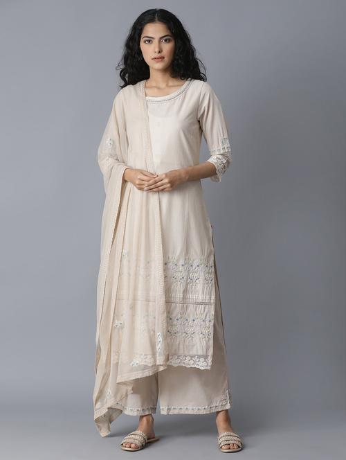 embroidered suit set - 18050036 - Very Small Image - 1