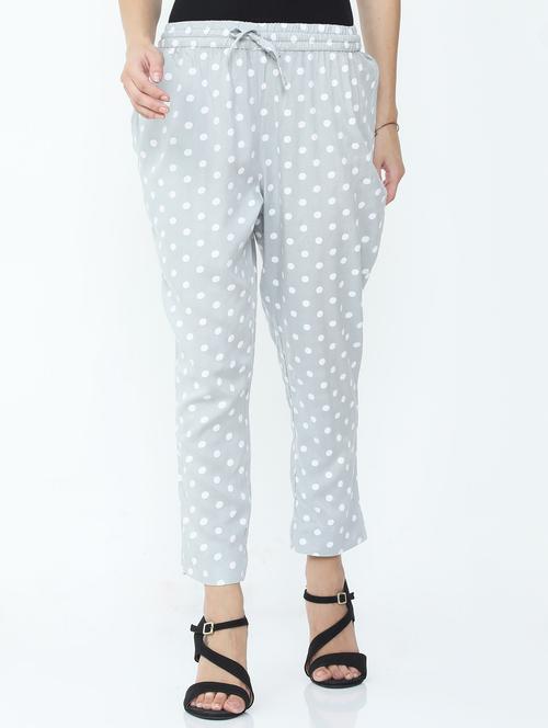 mid rise polka dot trouser - 18050216 - Very Small Image - 1