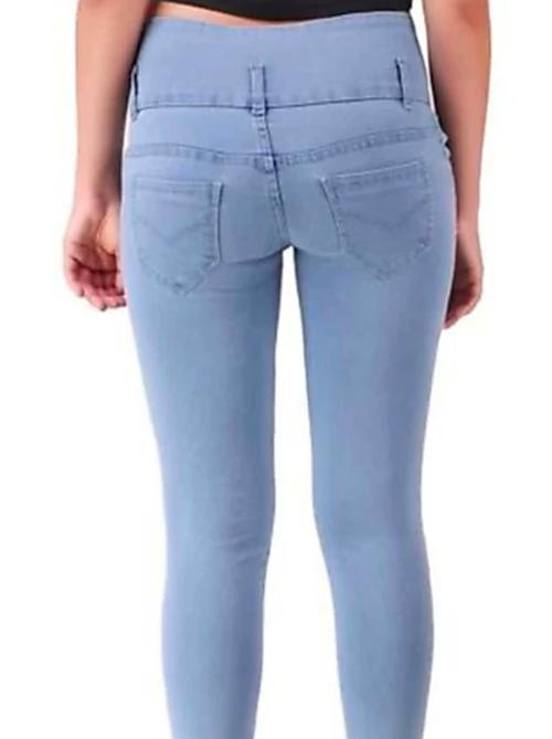 blue khadi cotton jeans - 18050533 - Very Small Image - 1