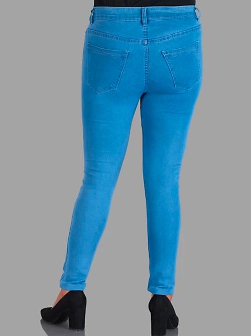 blue khadi cotton jeans - 18050548 - Very Small Image - 1