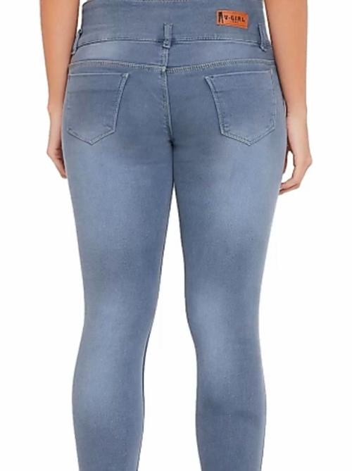 blue khadi cotton jeans - 18050588 - Very Small Image - 1