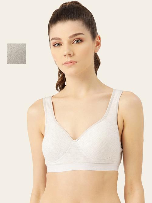 set of 2 solid sports bra - 18050703 - Very Small Image - 1