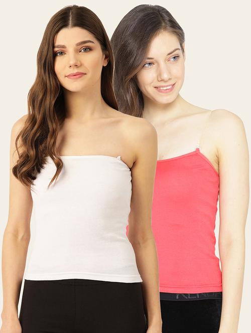 set of 2 solid camisole - 18050974 - Very Small Image - 1