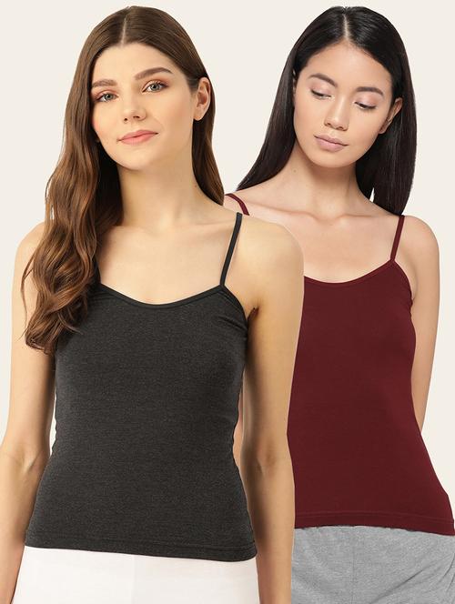 set of 2 solid camisole - 18051022 - Very Small Image - 1