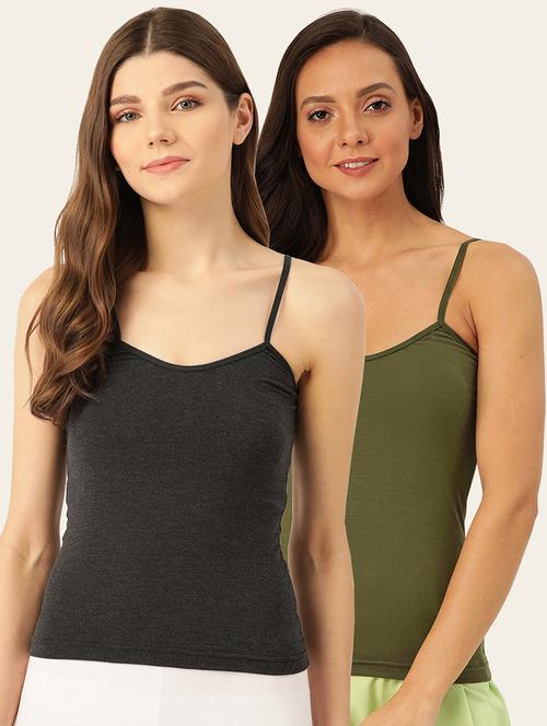 set of 2 solid camisole - 18051031 - Very Small Image - 1
