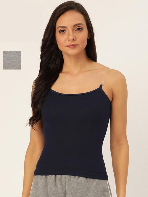 set of 2 solid camisole - 18051061 - Very Small Image - 1