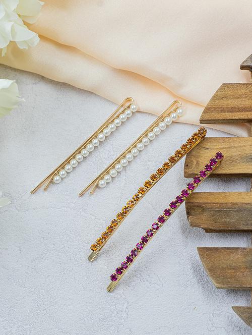 hair pins combo hair accessories for women - 18051245 - Very Small Image - 1
