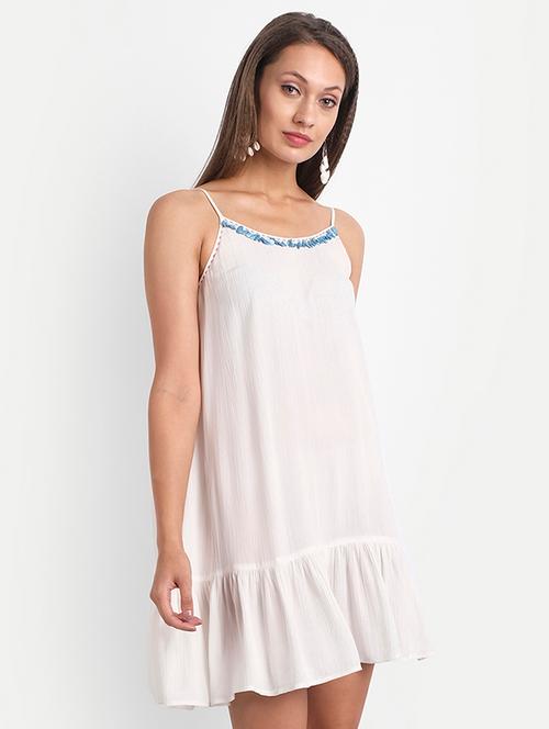 cami neck a-line dress - 18051312 - Very Small Image - 1