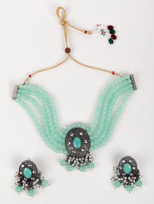 green metal jewellery - 18051467 - Very Small Image - 1