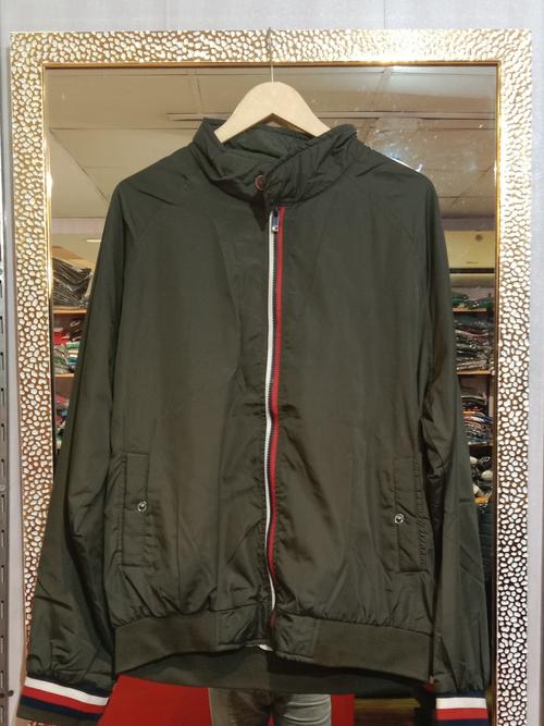 mens jacket casual wear dark green - 18051887 - Very Small Image - 1